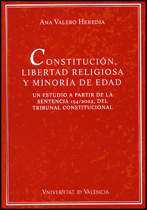 ConstituciÃ³n, libertad religiosa y minorÃ­a de edad