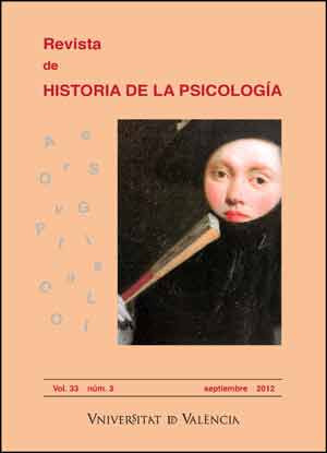 Revista de Historia de la Psicología, 33.3