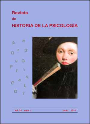 Revista de Historia de la Psicología, 34.2