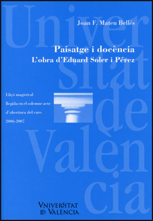 Paisatge i docència. L'obra d'Eduard Soler i Pérez