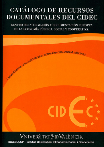 Catálogo de recursos documentales del CIDEC