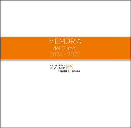 Memoria del Curso 2024-2025. Facultat d