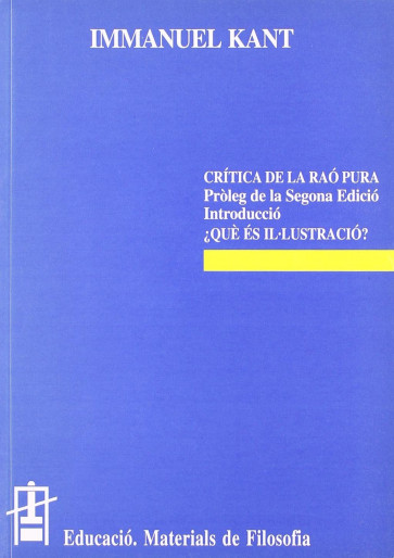 Crítica de la Raó Pura. Què és Il·lustració?