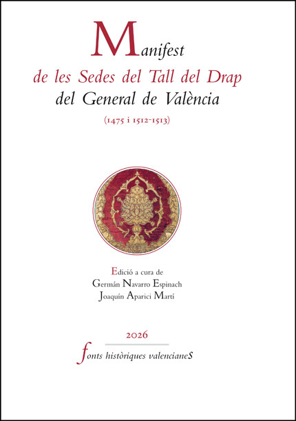 Manifest de les Sedes del Tall del Drap del General de València (1475 i 1512-1513)