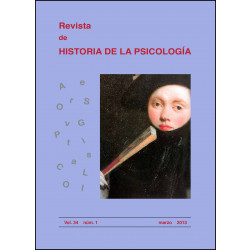 Revista de Historia de la Psicología, 34.1