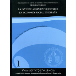 La investigación universitaria en economía social en España
