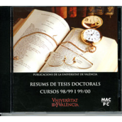 Resums de Tesis Doctorals. Cursos 98/99 i 99/00