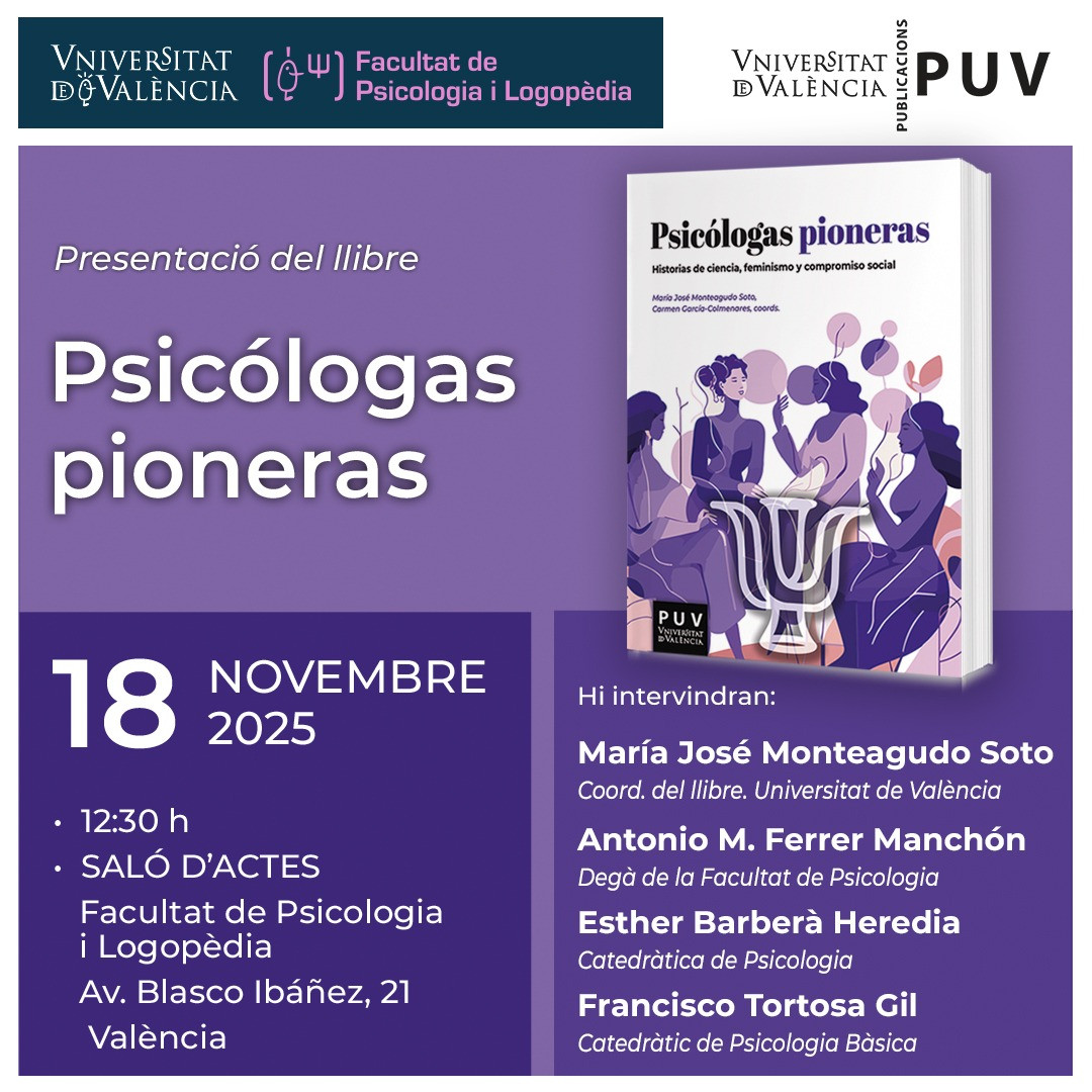 Presentació del llibre "Psicólogas pioneras"
