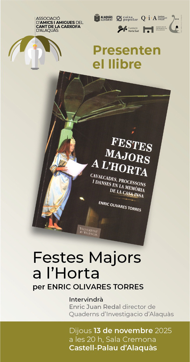 Presentació del llibre "Festes Majors a l'Horta"
