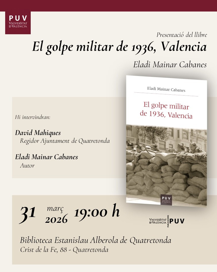 Presentació del llibre "El golpe militar de 1936, Valencia"