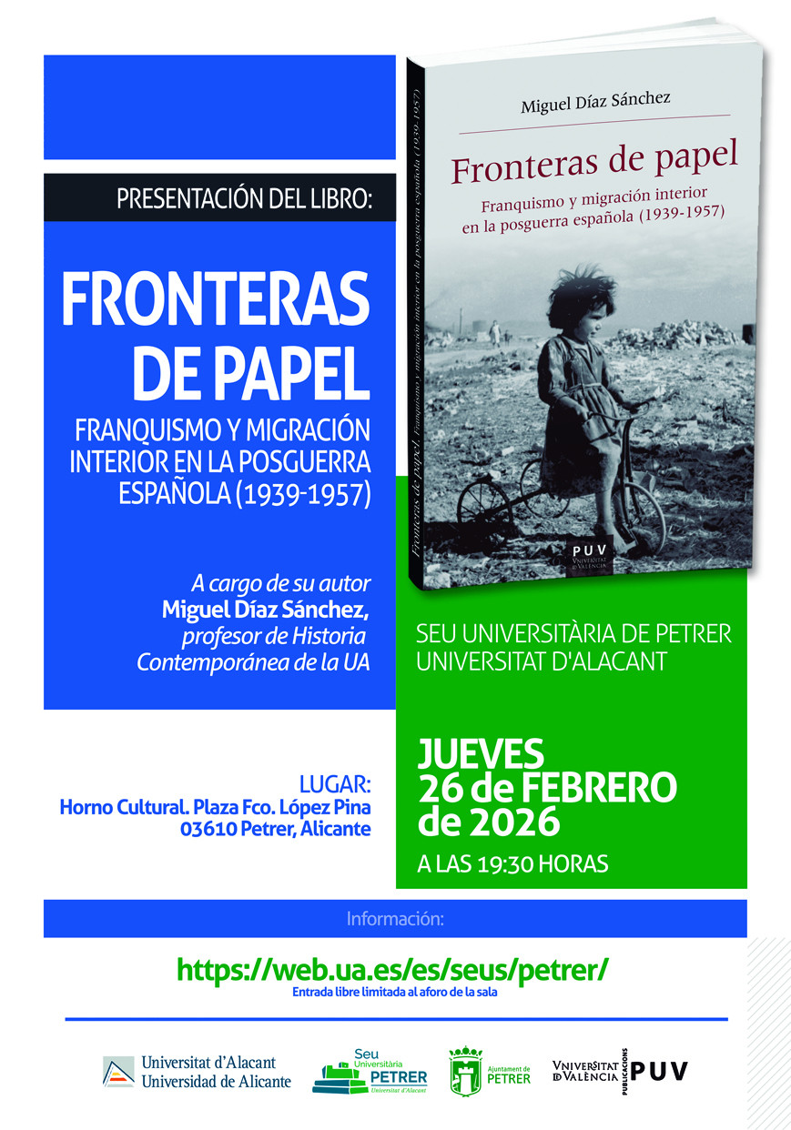 Presentació del llibre "Fronteras de papel" a Alacant