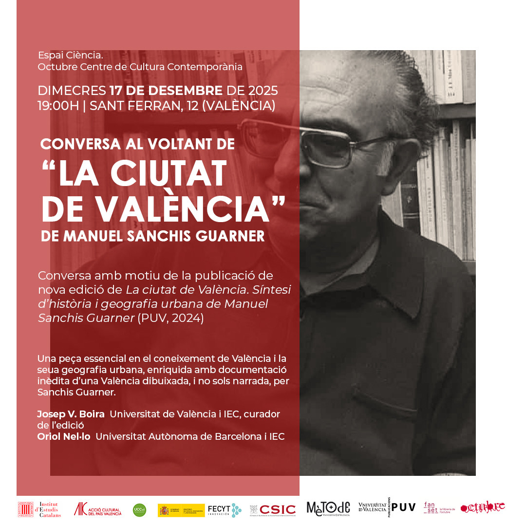 Conversa al voltant de "La ciutat de València" de Manuel Sanchis Guarner