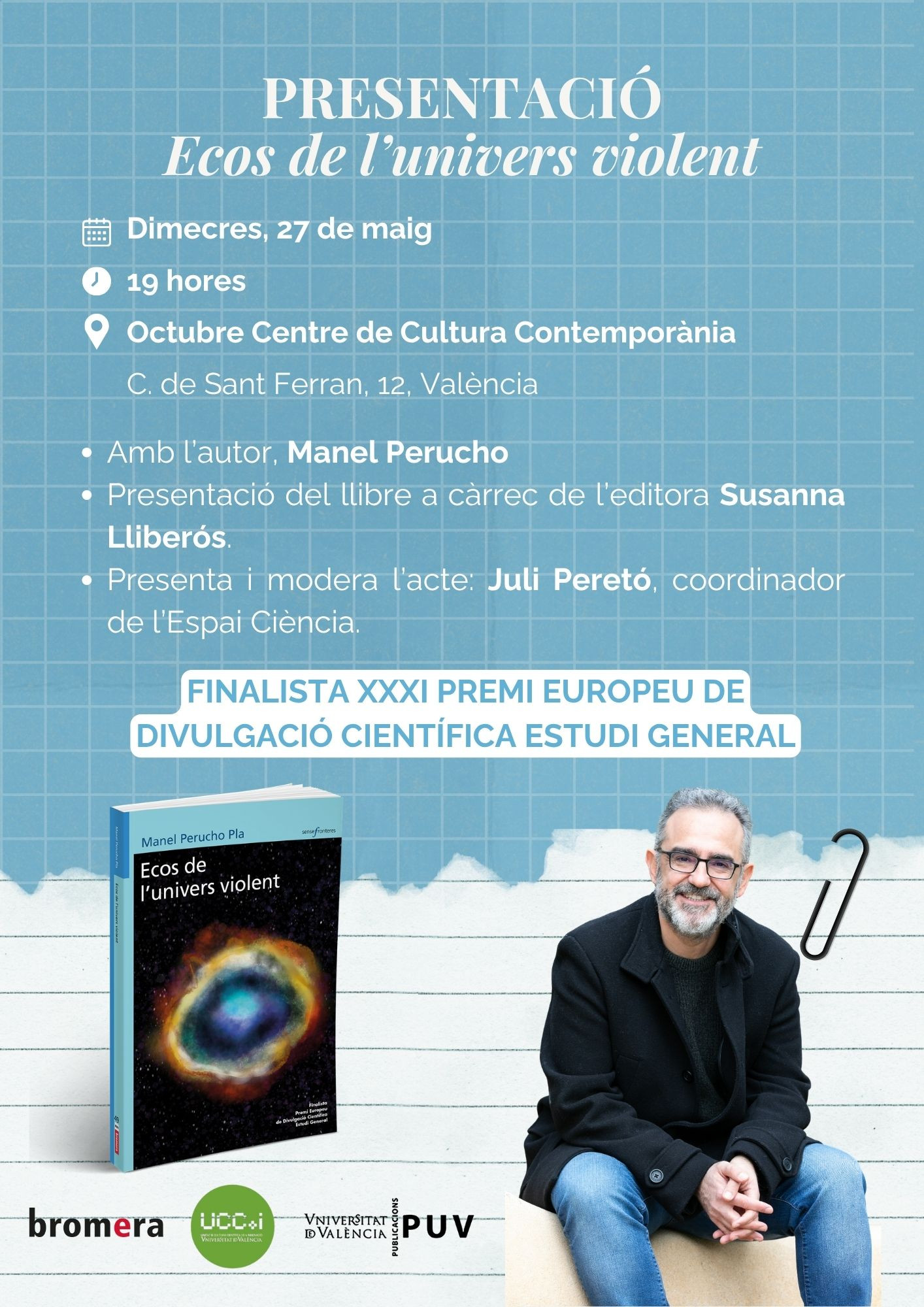 Presentación del libro "Ecos de l'univers violent" en Octubre Centre de Cultura Contemporània